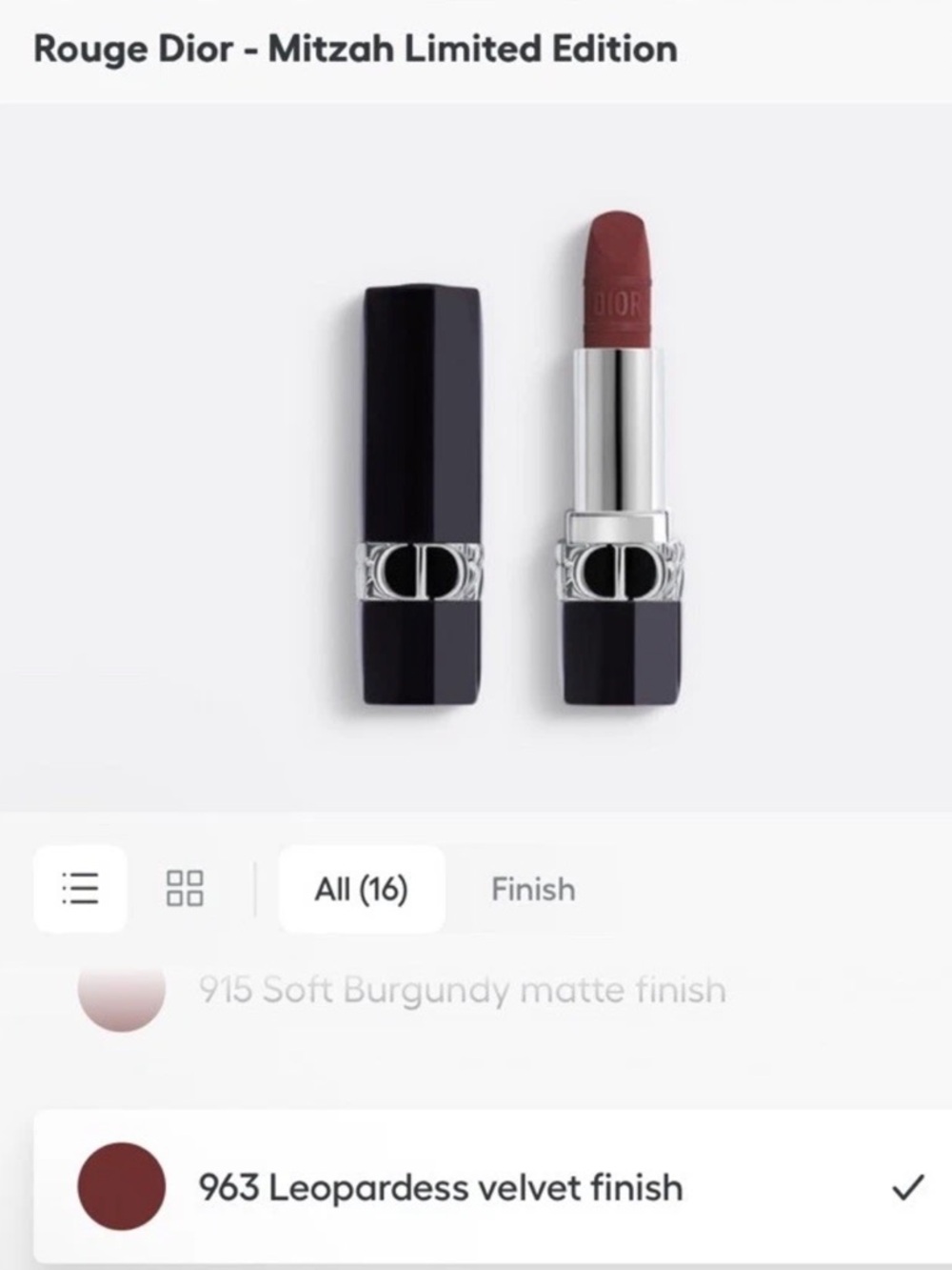 GIVEAWAY Dior Rouge Dior #963 or Thank You Card - Picture 2 of 7